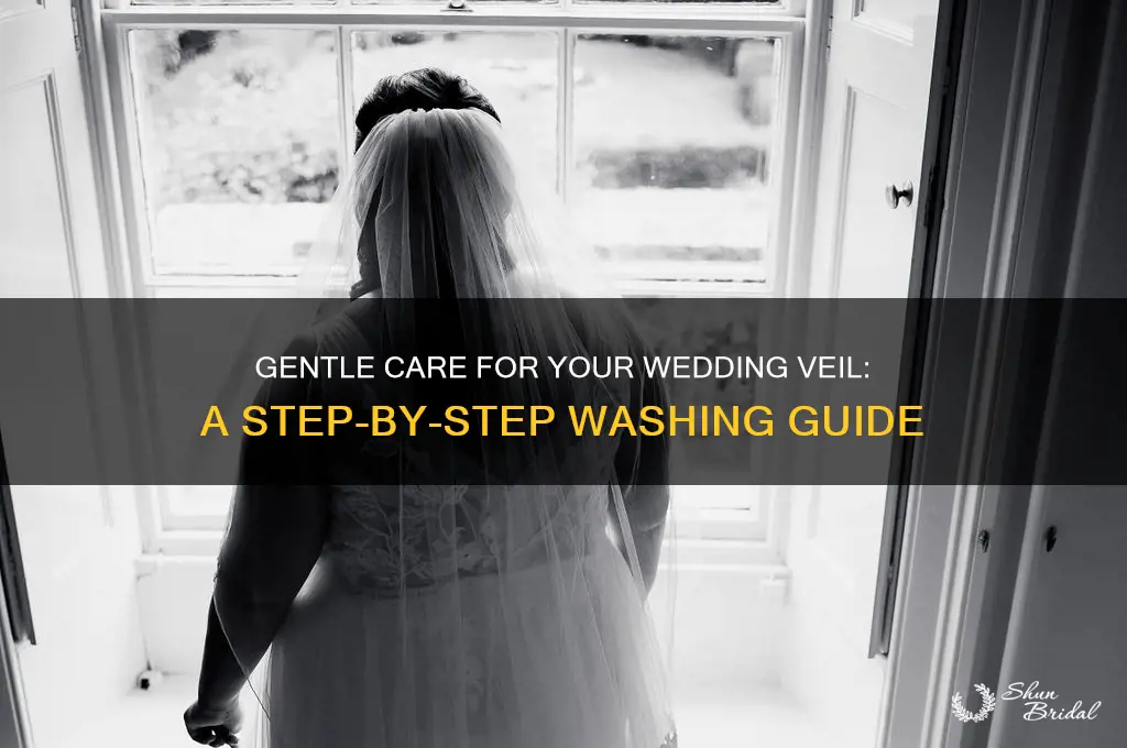 how do i wash a wedding veil
