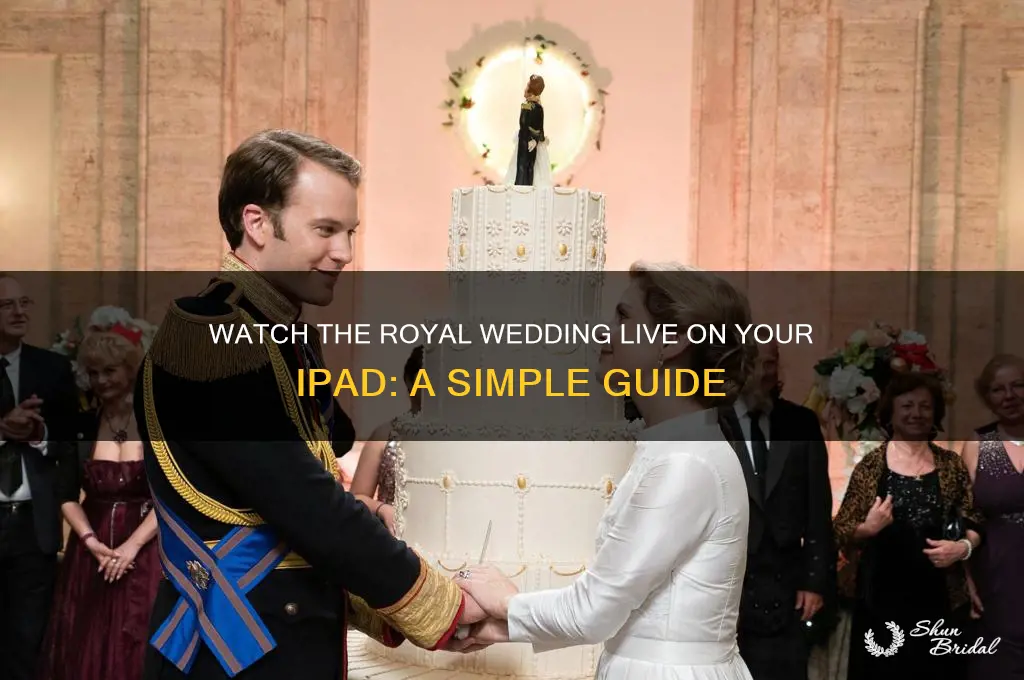 how do i watch the royal wedding on my ipad