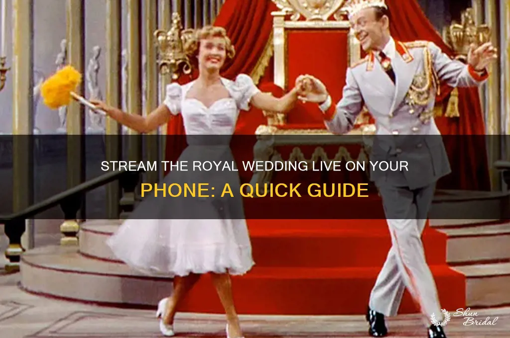 how do i watch the royal wedding on my phone