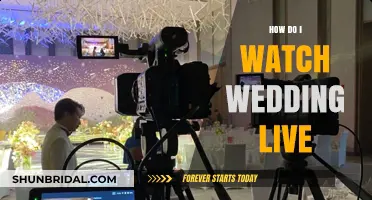 How to Watch Wedding Live: A Step-by-Step Streaming Guide
