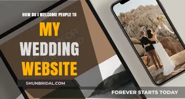 Warmly Welcoming Guests to Your Wedding Website: Tips and Ideas