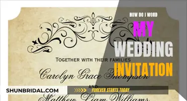 Wording Your Wedding Invitation: Etiquette and Examples