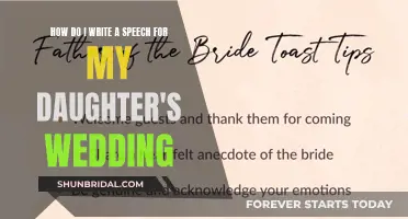 Crafting a Father-of-the-Bride Speech: A Guide for the Daughter's Big Day