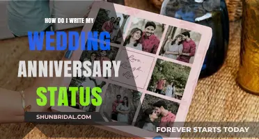 Crafting the Perfect Wedding Anniversary Status: Tips and Ideas