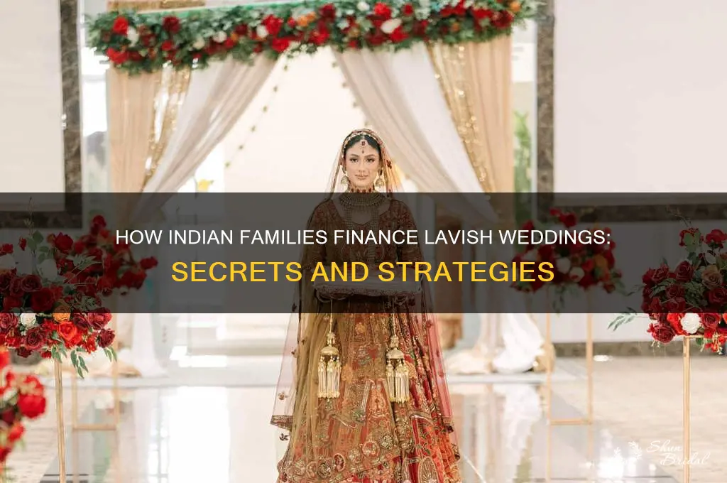 how do indian families afford weddings
