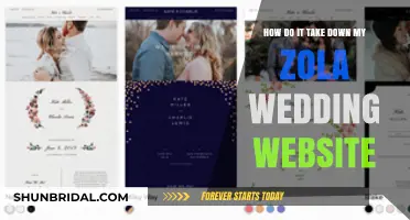 How to Easily Take Down Your Zola Wedding Website: A Step-by-Step Guide