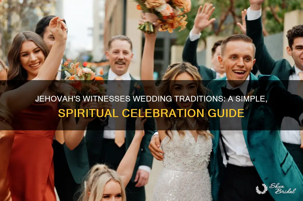 how do jehovah witnesses celebrate weddings
