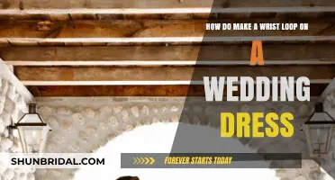 Creating a Wedding Dress Wrist Loop: Easy Steps to Sew