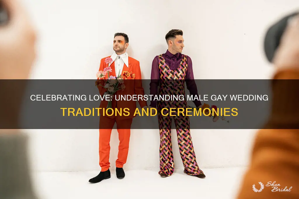 how do male gay weddings work