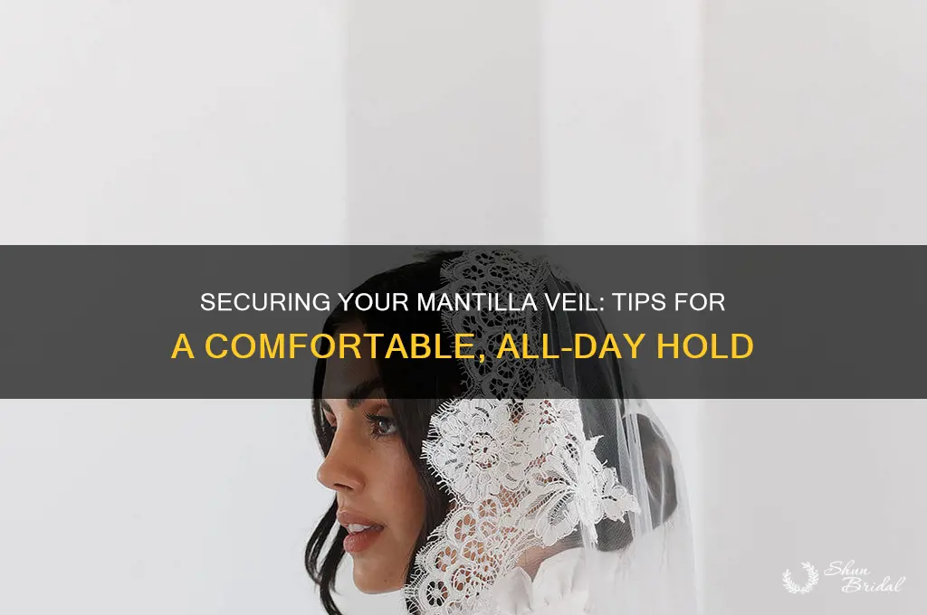how do mantilla veils stay on