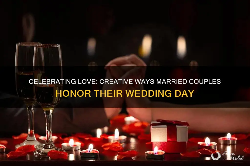 how do married couples celebrate their wedding