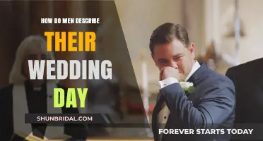 Grooms' Perspectives: How Men Describe Their Wedding Day Emotions