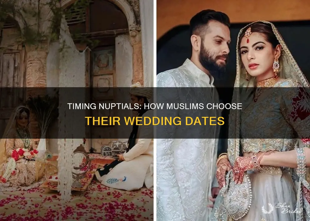 how do muslims choose a wedding date