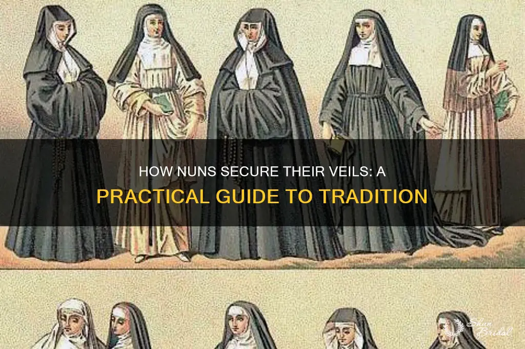 how do nuns keep their veils on