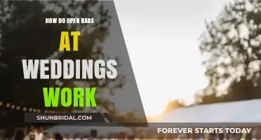 Open Bars at Weddings: How They Work and What to Expect