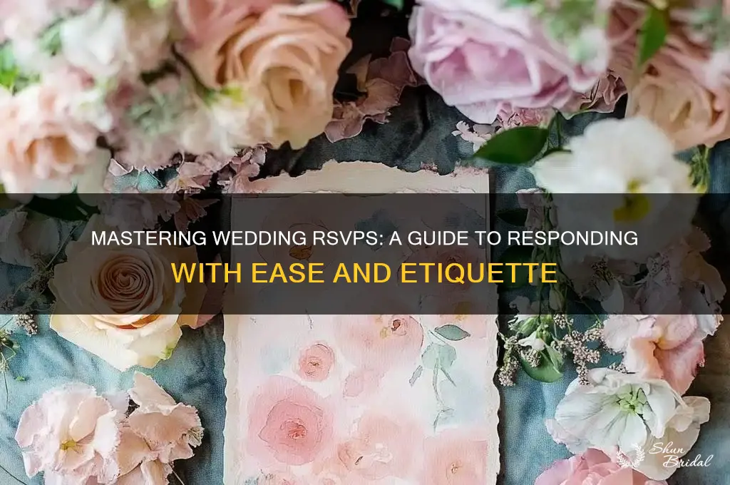 how do people rsvp for weddings