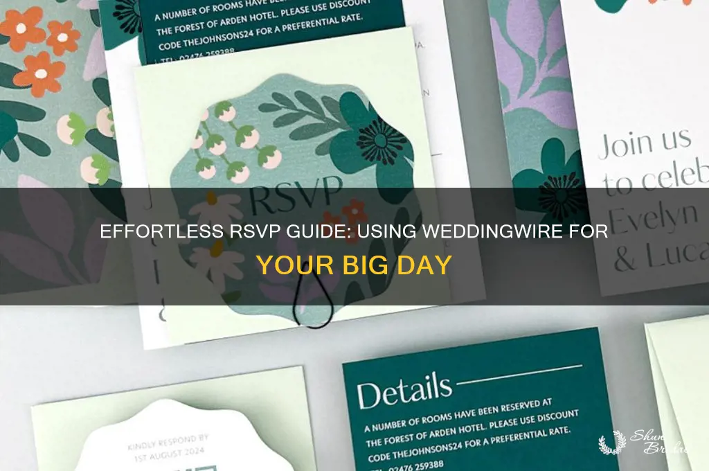 how do people rsvp through wedding wire