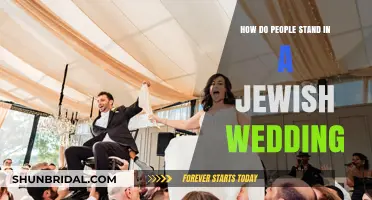 Understanding the Traditional Standing Positions in a Jewish Wedding Ceremony