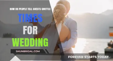 Efficiently Communicating Wedding Shuttle Times to Your Guests: A Guide
