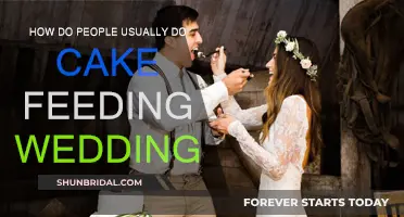 Cake Feeding at Weddings: A Guide to This Sweet Tradition