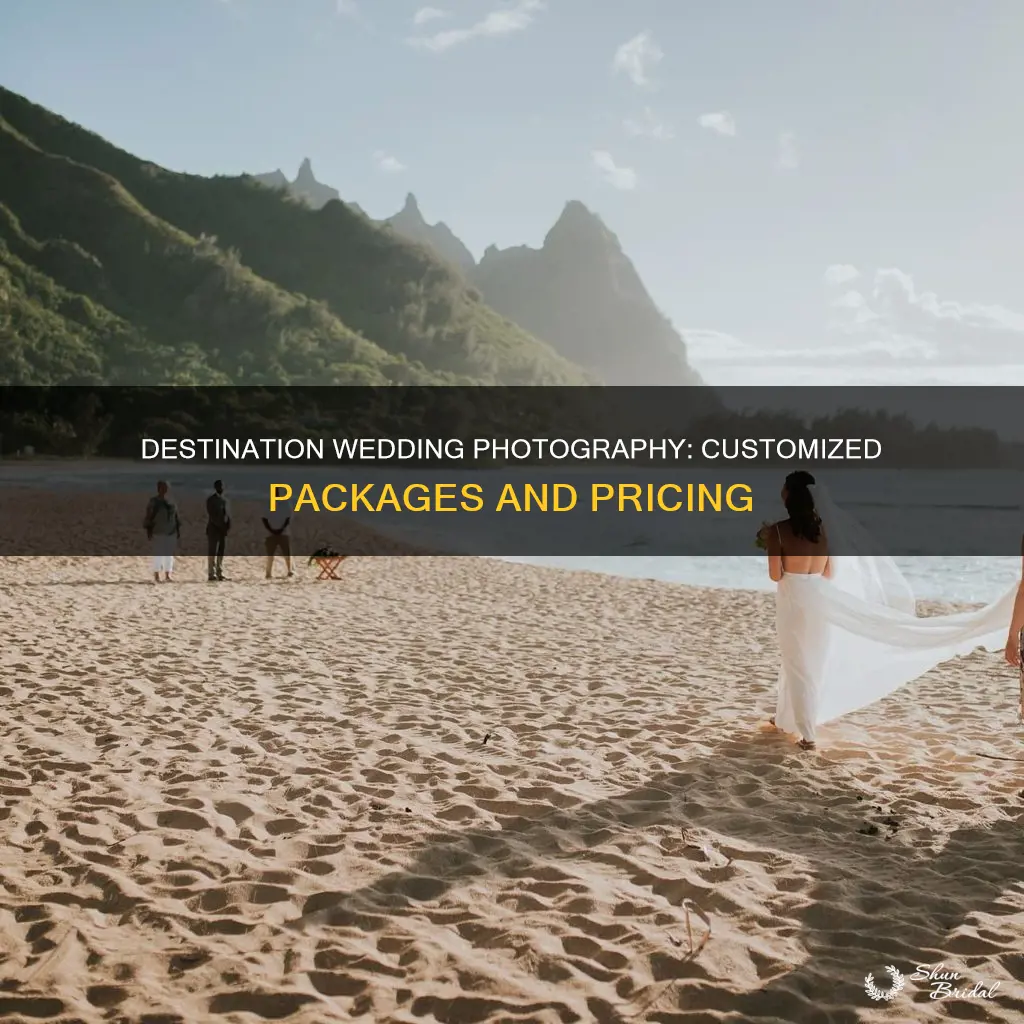 how do photographers charge for destination weddings