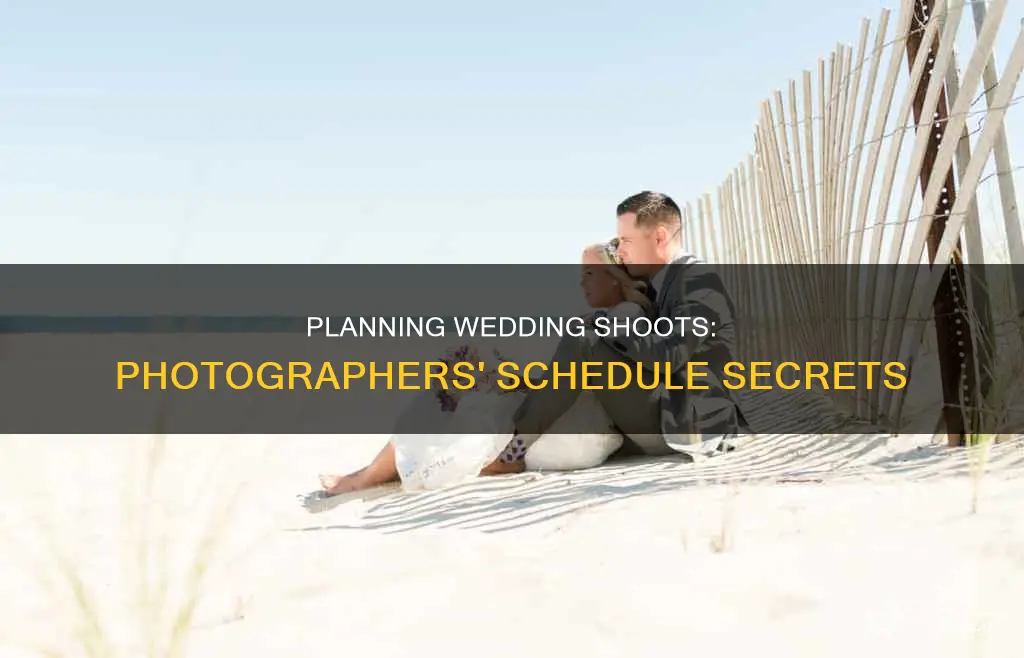 how do photographers keep track of scheduling weddings in advance