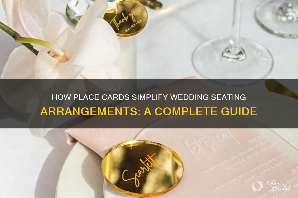 how do place cards work at a wedding