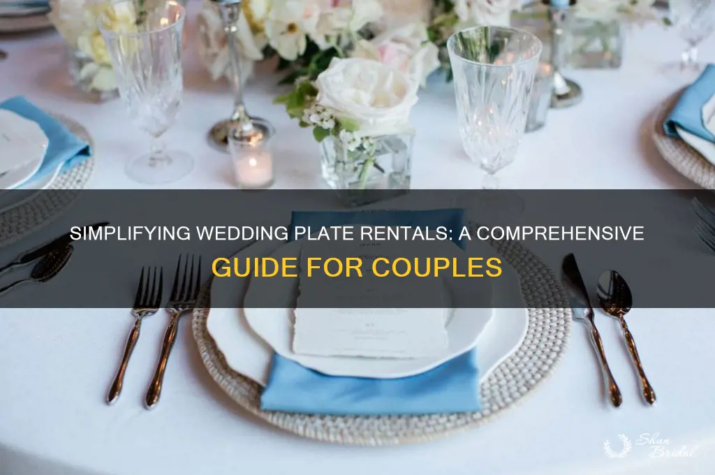 how do plate rentals work for weddings