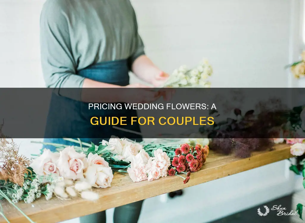 how do price flowers for a wedding