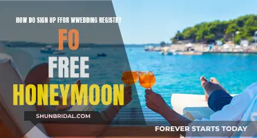 Free Honeymoon: Sign Up for Wedding Registry Today!