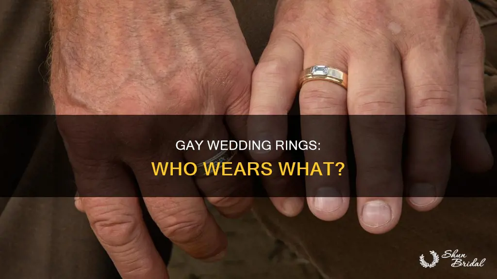 how do the gays trade wedding rings