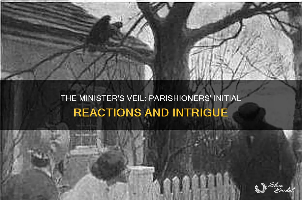 how do the parishioners first react to the minister