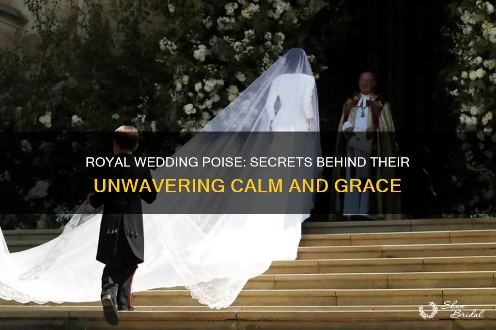 how do the royals stay so calm at weddings
