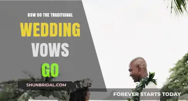 Traditional Wedding Vows: Timeless Words for a Lifelong Commitment