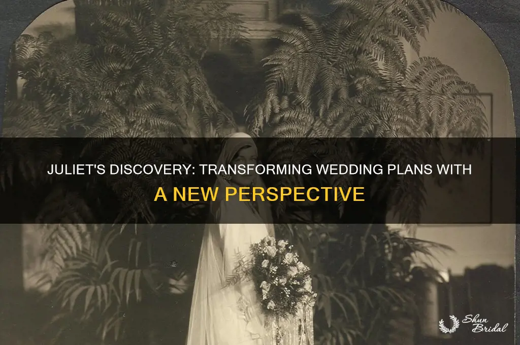 how do the wedding preparations change after they find juliet