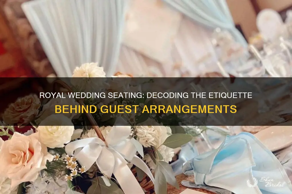 how do they decide where guest sit at royal wedding