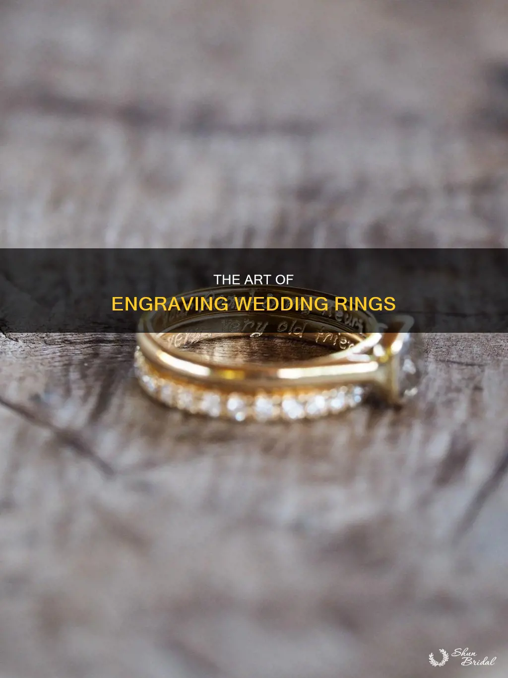 how do they engrave wedding rings