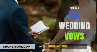 Saying Your Wedding Vows: A Guide to Perfectly Expressing Your Love