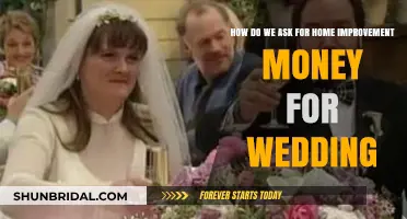 Creative Ways to Request Home Improvement Funds for Your Wedding