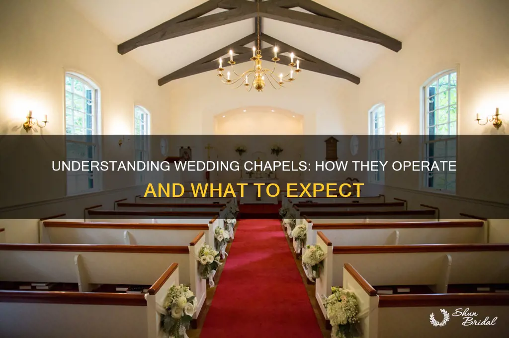 how do wedding chapels work
