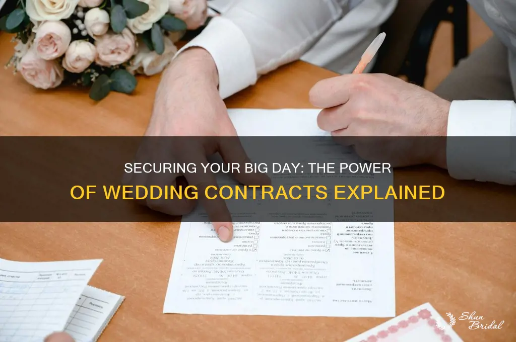 how do wedding contracts protect couples