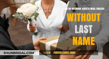 Mailing Wedding Gifts: How Guests Can Send Checks Without Last Names