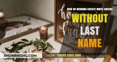Wedding Check Etiquette: Writing Checks Without the Couple’s Last Name