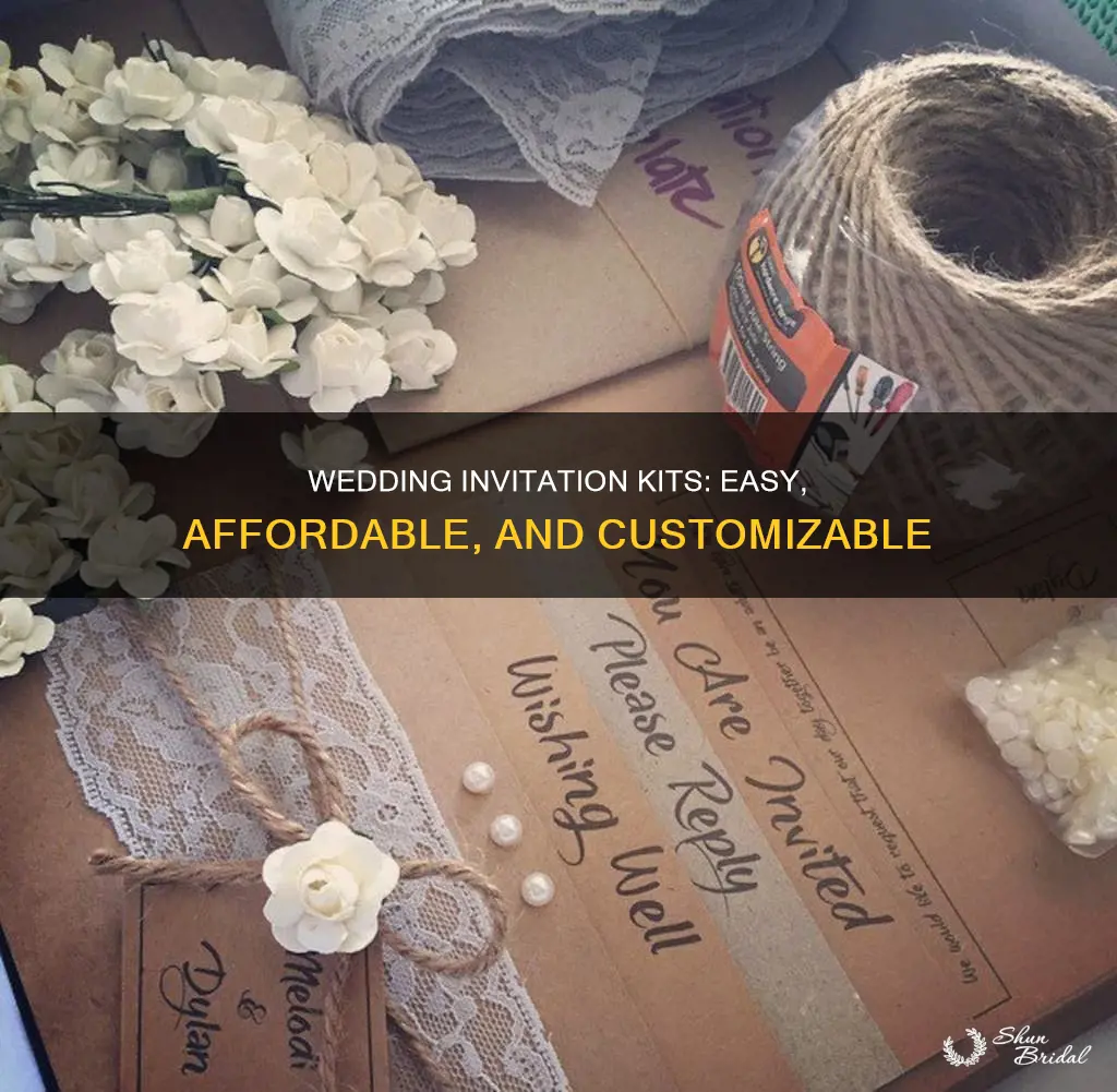 how do wedding invitation kits work