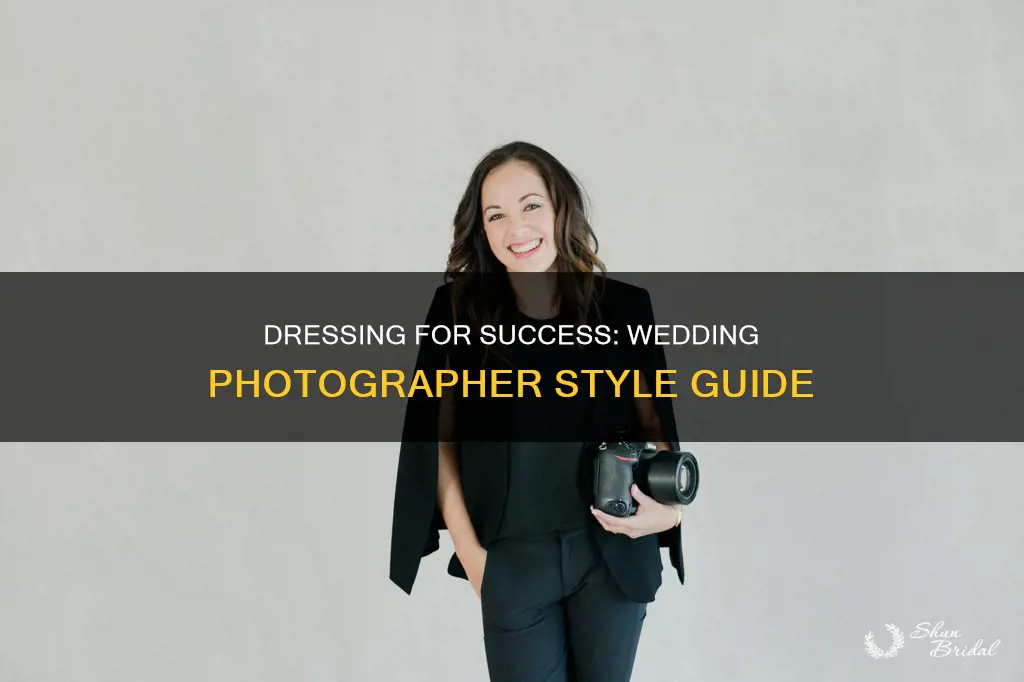how do wedding photographers dress