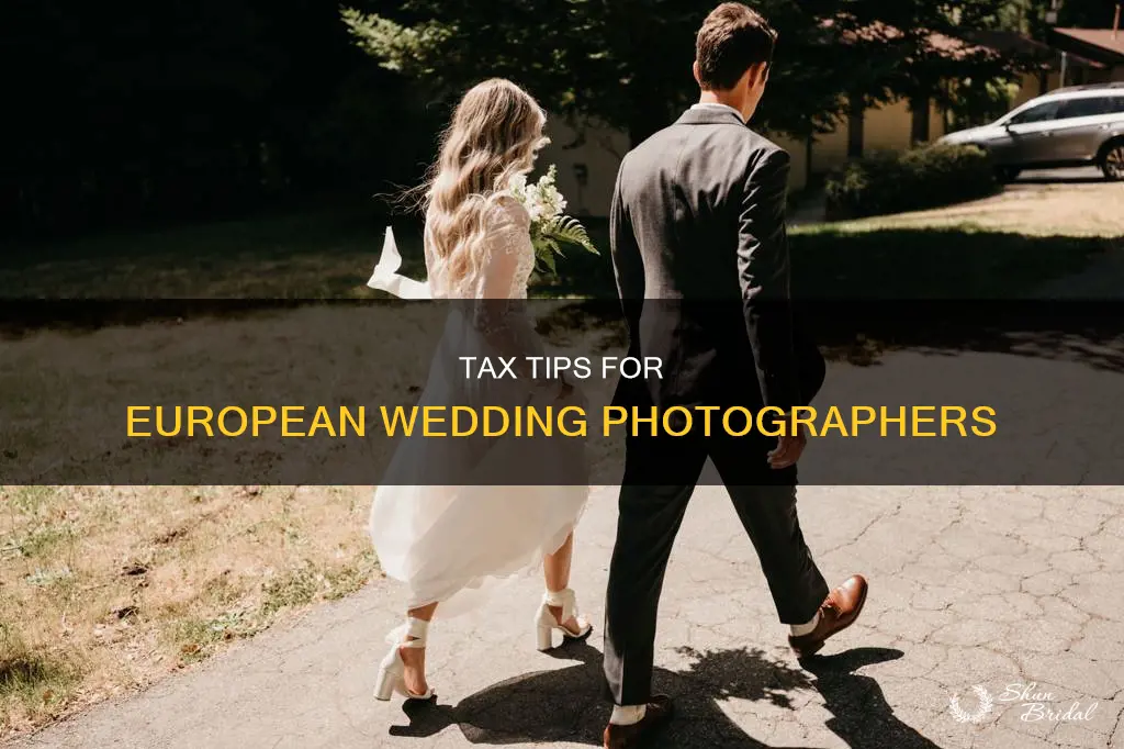 how do wedding photographers taxes europe