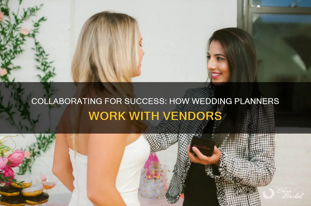 how do wedding planners work with vendors