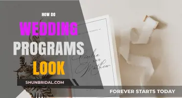 Elegant Wedding Programs: Design Ideas and Essential Elements to Include