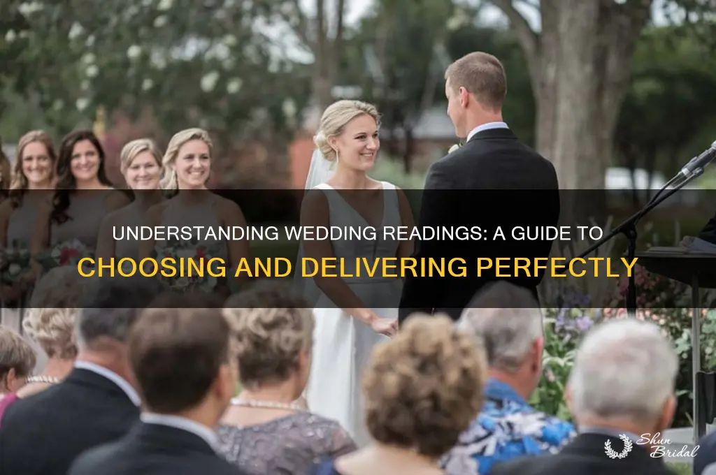 how do wedding readings work