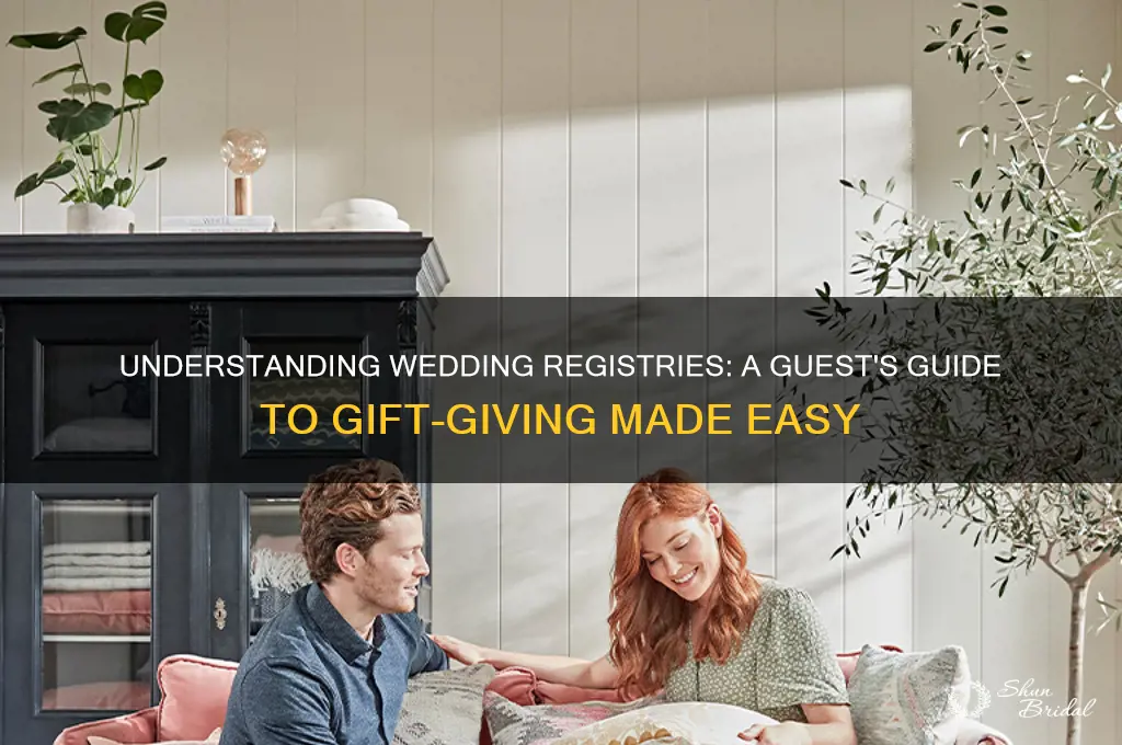 how do wedding registries work for guests